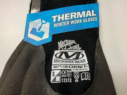 (4) Packs - Mechanix Wear S4BB-05-500 Thermal Knit Winter Work Gloves Size S/M