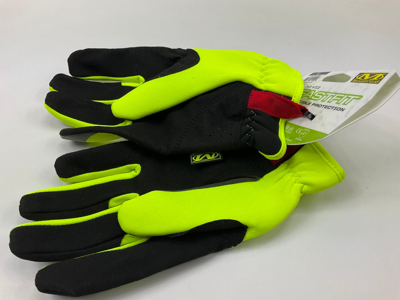 Mechanix Wear SFF-91-010 Hi-Viz Fast-Fit Fluorescent Yellow Gloves - Large