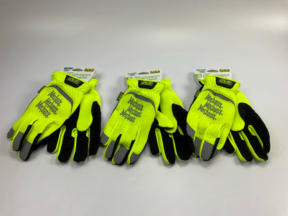 (3) PACKS Mechanix Wear SFF-91-011 FastFit HiViz Touchscreen Capable Gloves (XL)