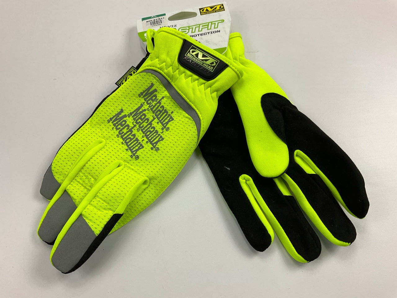 (3) PACKS Mechanix Wear SFF-91-011 FastFit HiViz Touchscreen Capable Gloves (XL)
