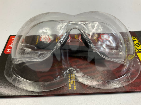 (3) Mechanix Wear Type-N Safety Glasses With Clear Frame And Clear Anti-Fog Lens