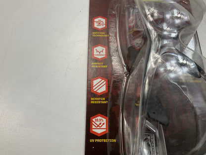 (3) Mechanix Wear Type-N Safety Glasses With Clear Frame And Clear Anti-Fog Lens