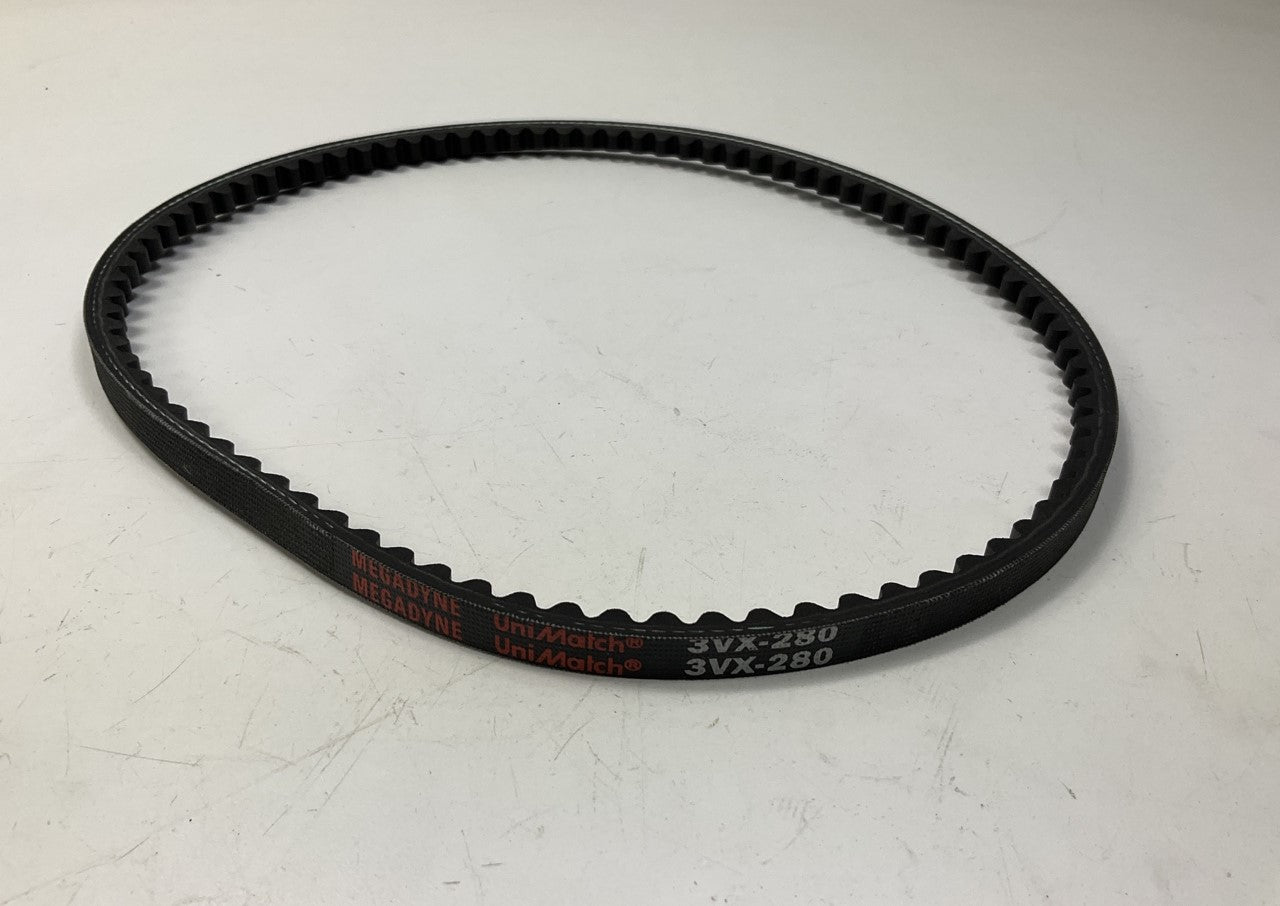 Mega 3VX280 Industrial VX-Wedge Accessory Drive Belt - 3/8'' X 28.0''