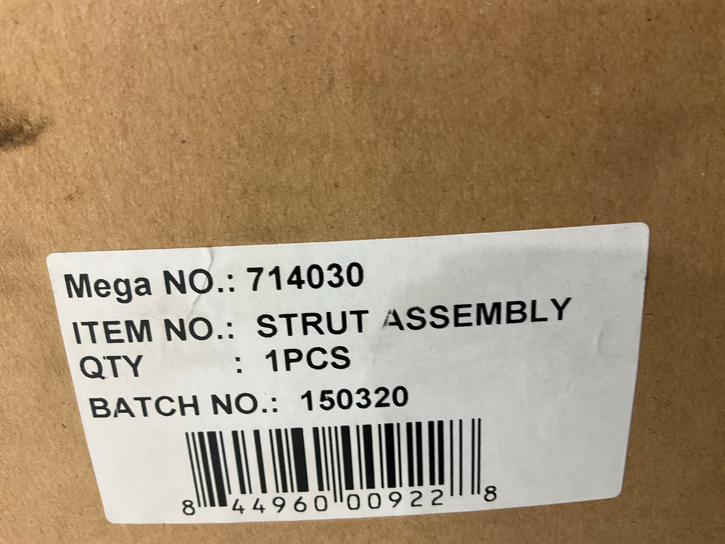 Mega 714030 Front Right Suspension Strut And Coil Spring 1996-2000 Honda Civic