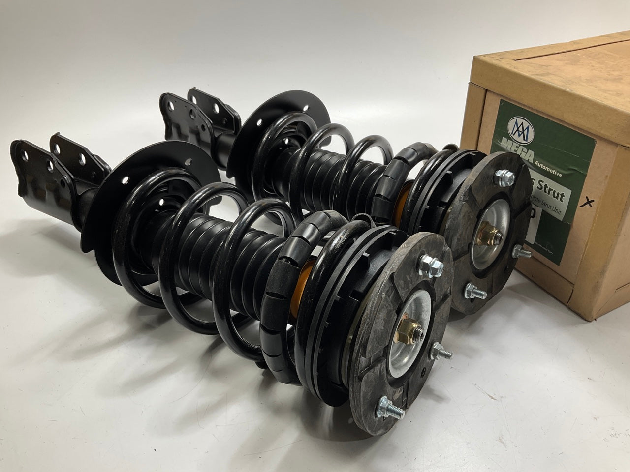 (2) Mega 725010 Front Suspension Strut And Coil Spring 1995-1998 Pontiac Sunfire