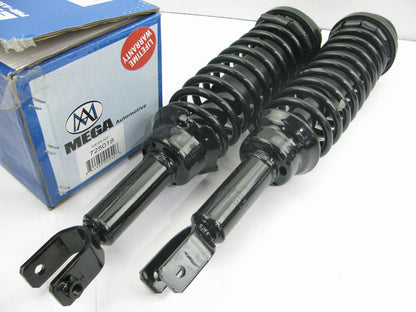 (2) Mega 725018 REAR Suspension Struts W/ Coil Springs For 1996-2000 Honda Civic