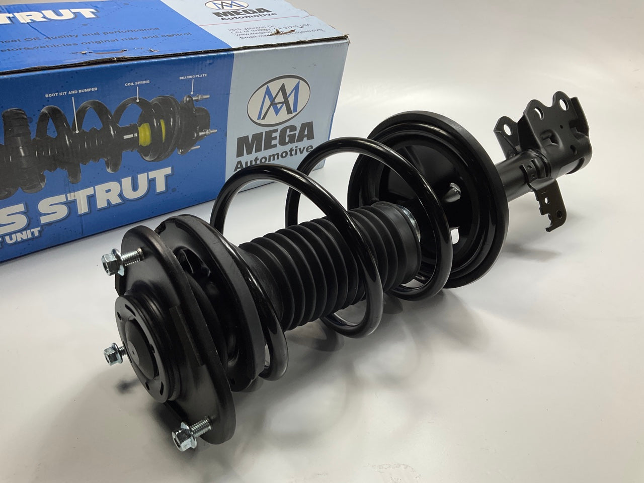 Mega MC-714228 Suspension Strut And Coil Spring Assembly, Front Left