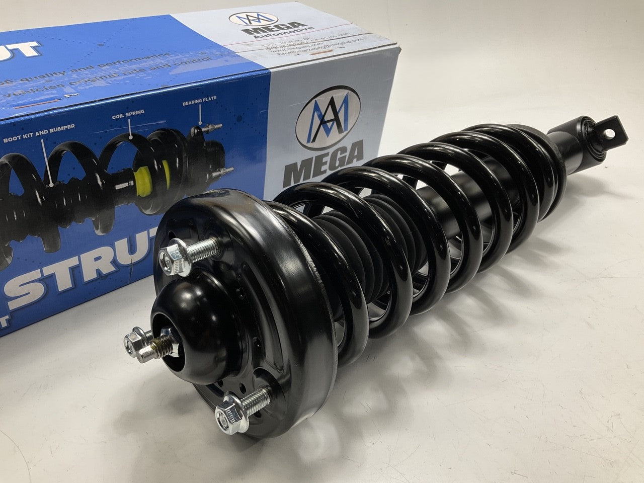 Mega MC-714320 Front Left Complete Strut W/ Coil Spring 15-17 Ford F-150 2WD RWD