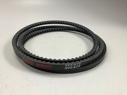 Megadyne 3VX-670 VX-Wedge Industrial Accessory Drive Belt - 3/8'' X 67''