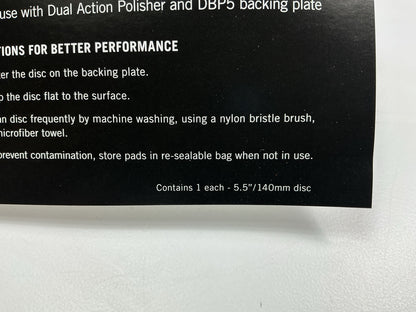 Meguiar's DFC5 Soft Backing Pad DA (Dual Action) 5'' Foam Cutting Buff Disc
