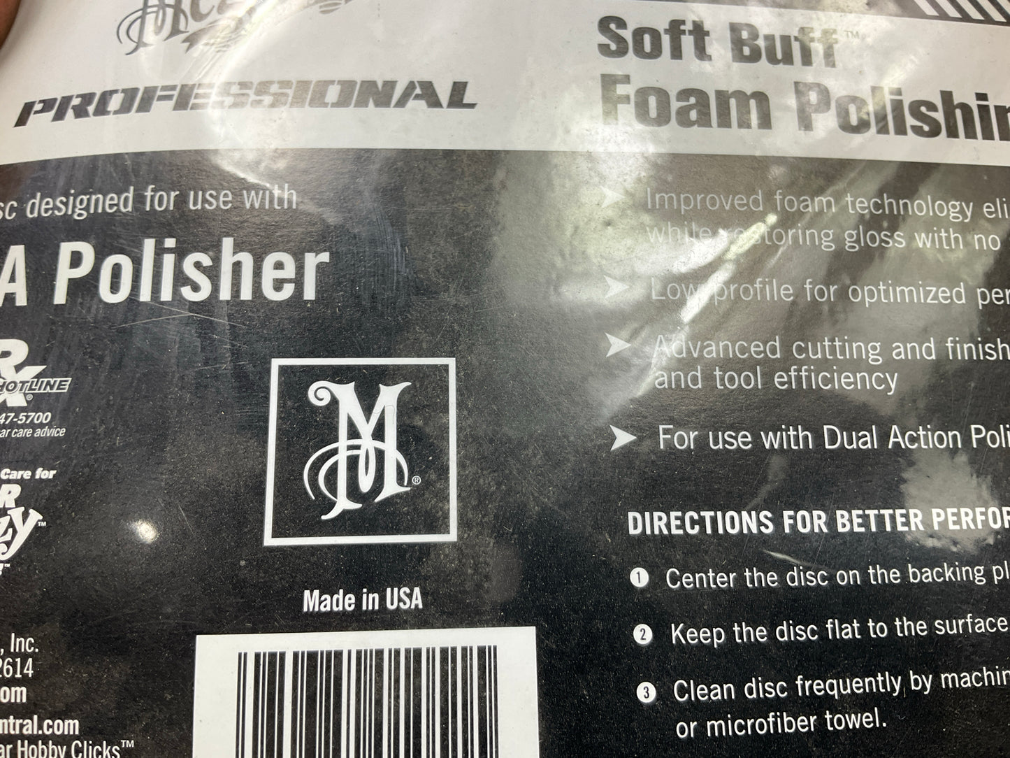 Meguiars DFP6 DA Foam Dual Action 6'' Polishing Disc For Car/Auto Detailing