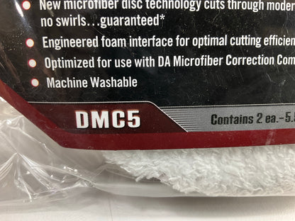 Meguiar's DMC5 5'' One DA Microfiber Cutting Disc, (Pack Of 2)