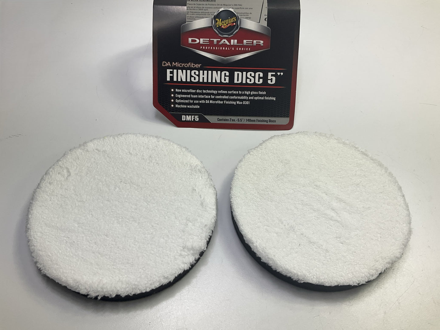 Meguiars DMF5 DA Microfiber Finishing Pad 5'',  2-Pack