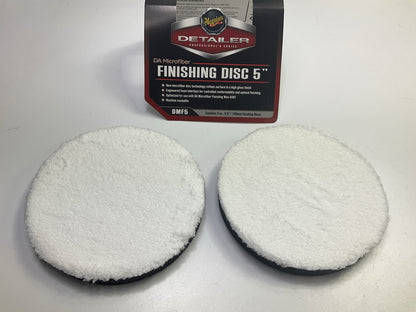 Meguiars DMF5 DA Microfiber Finishing Pad 5'',  2-Pack