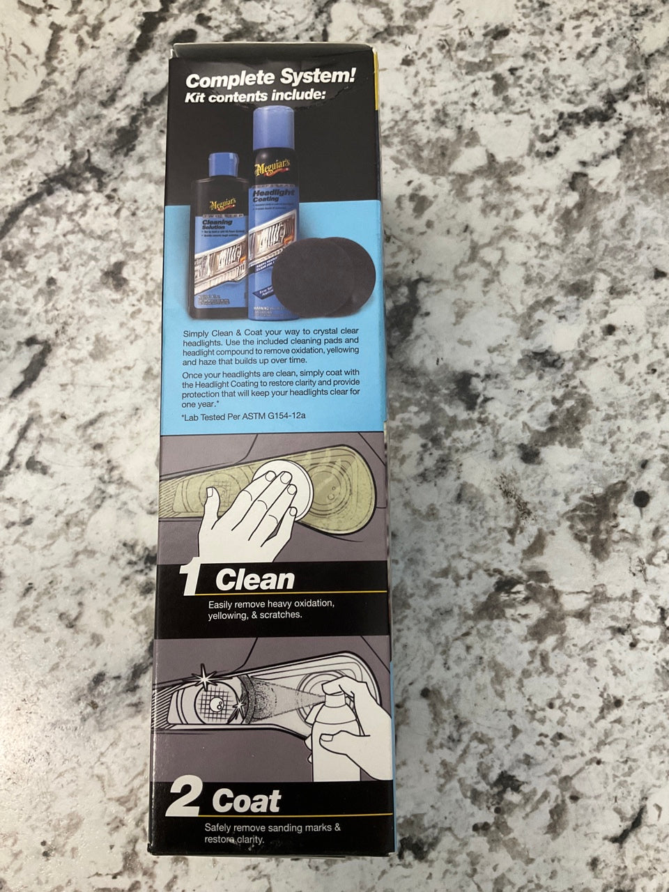 Meguiars G2970 Two Step Headlight Head Lamps Restoration Kit