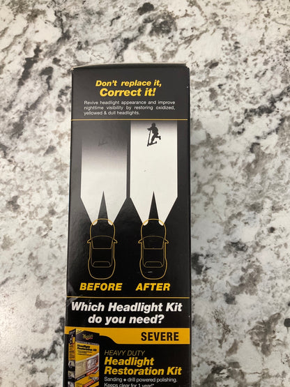 Meguiars G2970 Two Step Headlight Head Lamps Restoration Kit