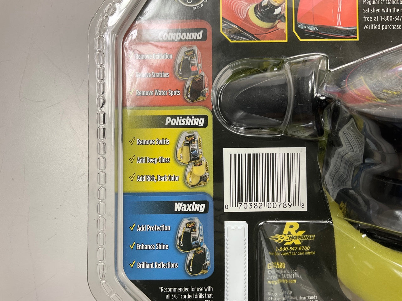 Meguiar's G3500 DA Power Dual Action Polishing Attachment For Car/Auto Detailing