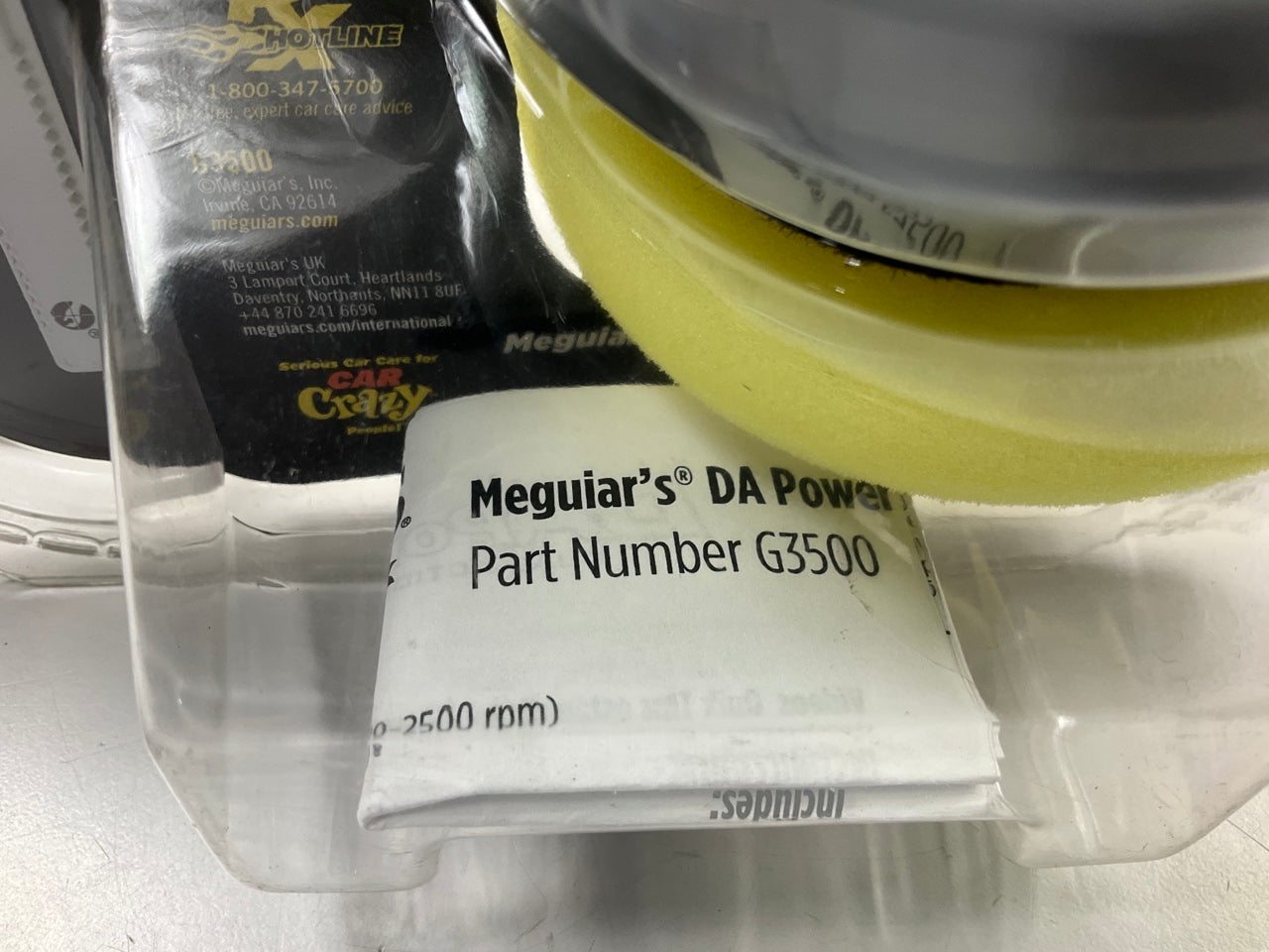 Meguiar's G3500 DA Power Dual Action Polishing Attachment For Car/Auto Detailing