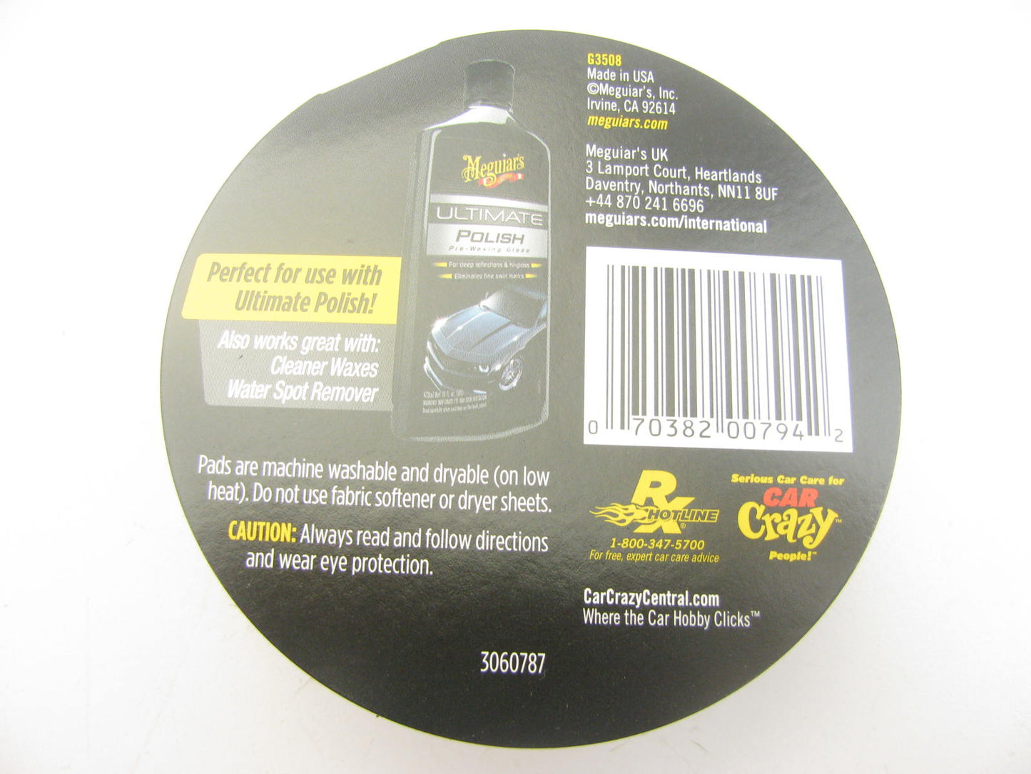 Meguiars G3508 DA Powerpads Power System Polishing Pad For Car / Auto Detailing