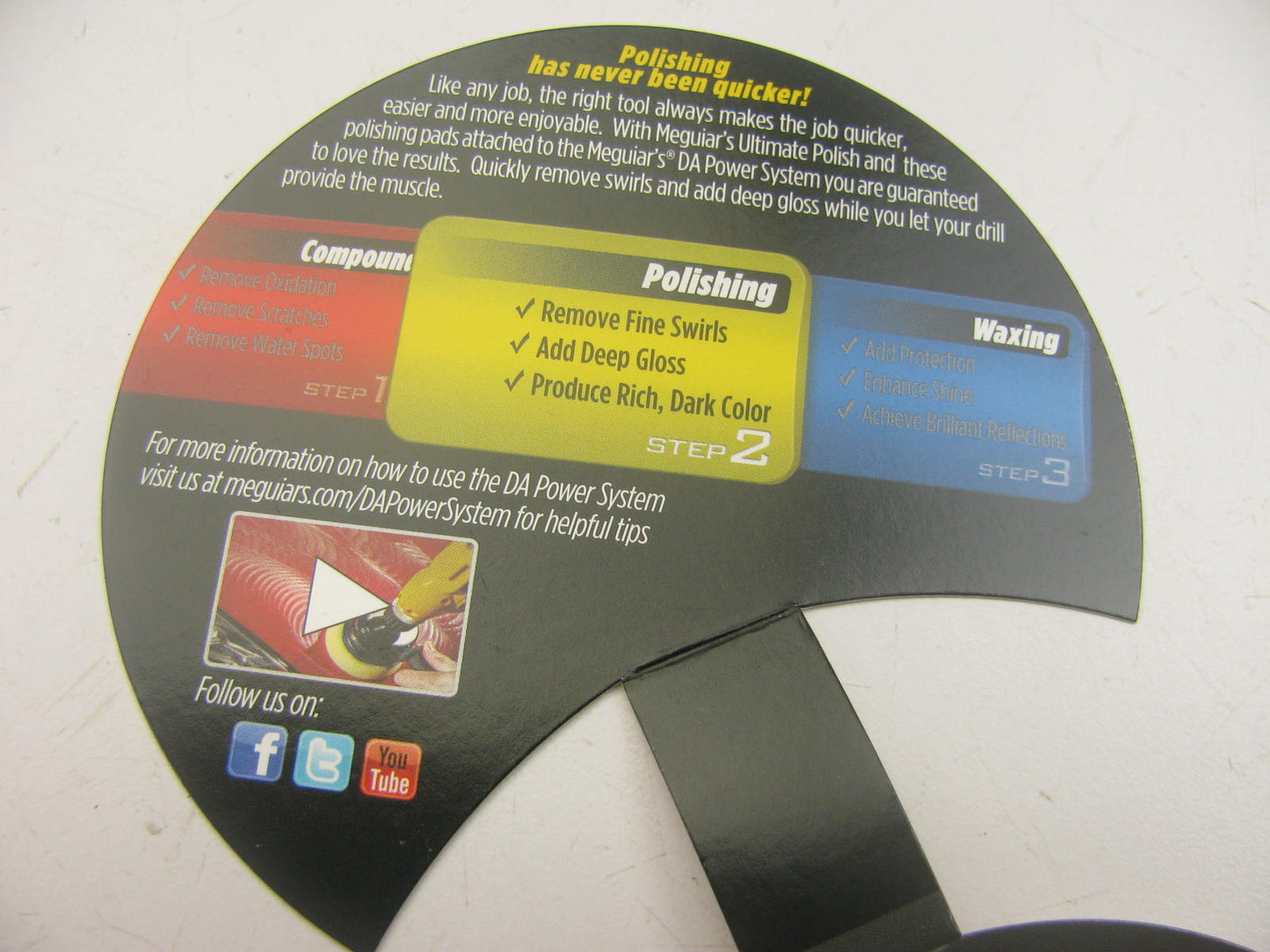 Meguiars G3508 DA Powerpads Power System Polishing Pad For Car / Auto Detailing
