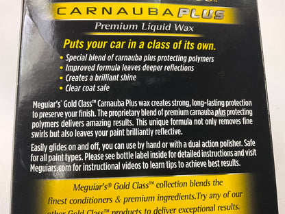 Meguiars G7016 Gold Class Carnauba Plus Premium Liquid Wax 16 Fluid Ounces