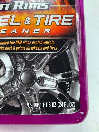Meguiar's G9524 Hot Rims Wheel And Tire Cleaner, 24 Oz, Spray