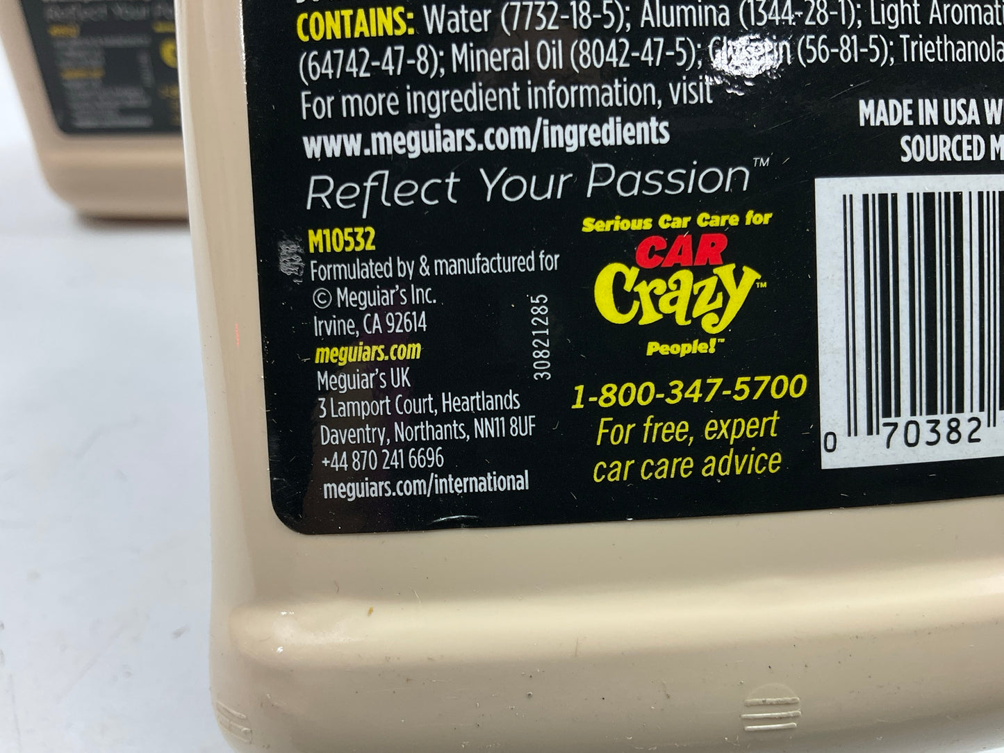 (3) Meguiars M10532 Mirror Glaze Ultra Cut Compound For Car/Auto Detailing, 32oz