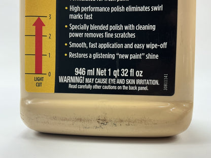 Meguiar's M8232 Mirror Glaze Swirl Free Polish, 32 Oz - Removes Swirl Marks