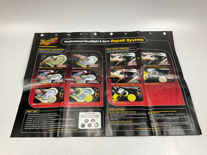 MEGUIARS PRO Headlight Lens Restoration Kit, Includes Sanding & Polishing Tools