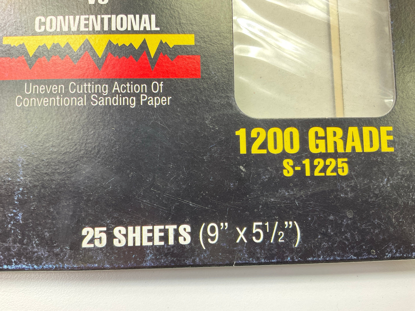 5 Packs - Meguiars S1225 Unigrit 1,200 Grit Finishing Sandpaper 9''x5.5''