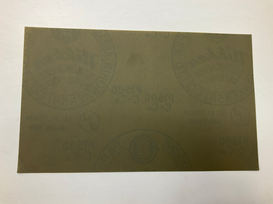 Meguiars S1525 Mirror Glaze 1500 Grit Unigrit Finishing Paper 9'' X 5.5'' 25/ Pack