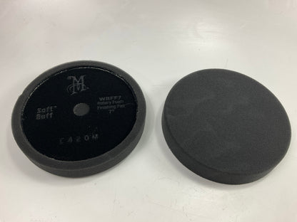 (2) Meguiars WRFF7 Soft Buff Rotary Foam Finishing Buffing Pad 7''