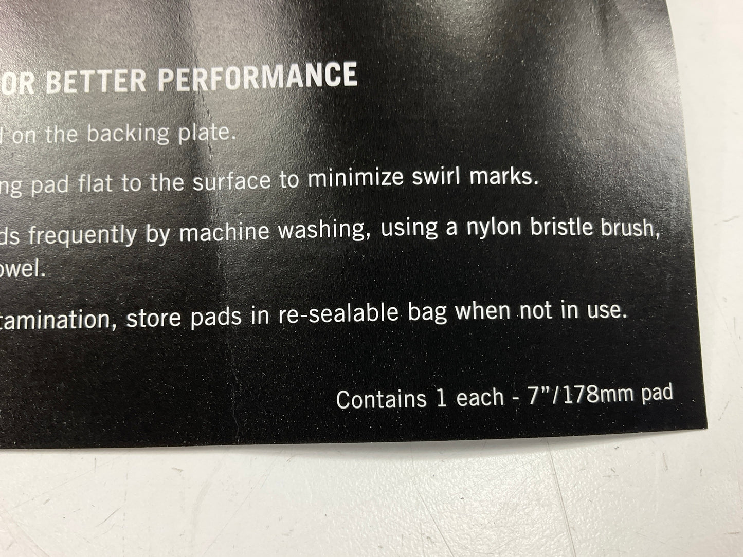 (2) Meguiars WRFF7 Soft Buff Rotary Foam Finishing Buffing Pad 7''