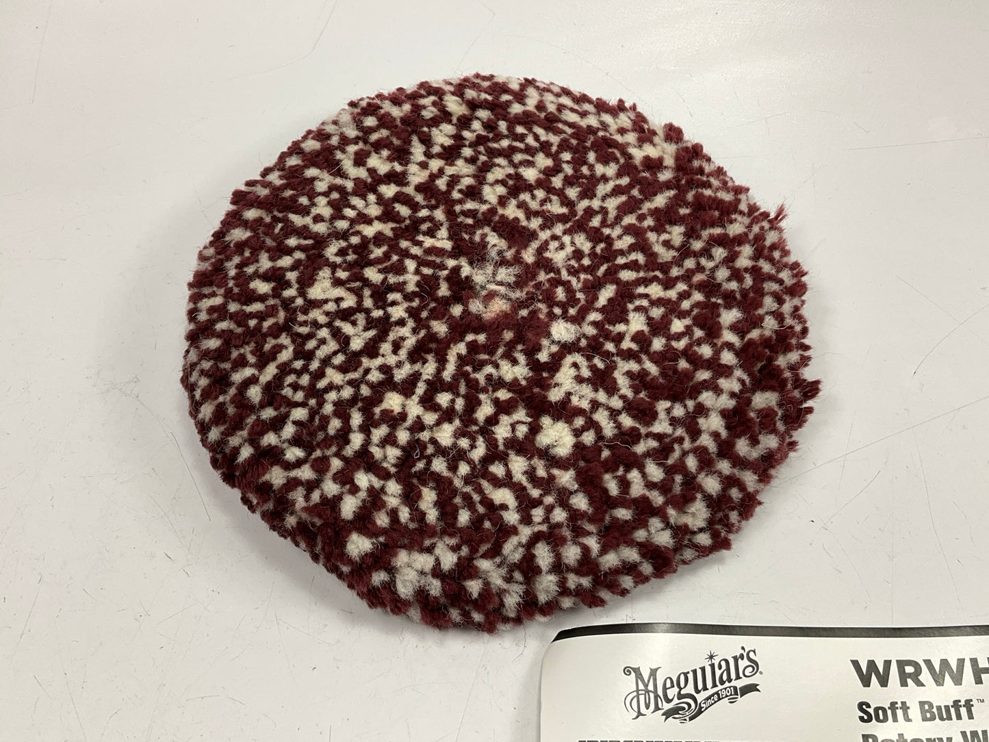 Meguiar's WRWHC7 7'' Soft Buff Rotary Heavy Cutting Wool Pad