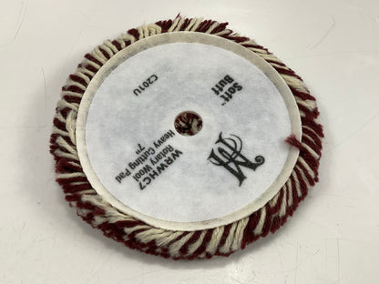Meguiar's WRWHC7 7'' Soft Buff Rotary Heavy Cutting Wool Pad