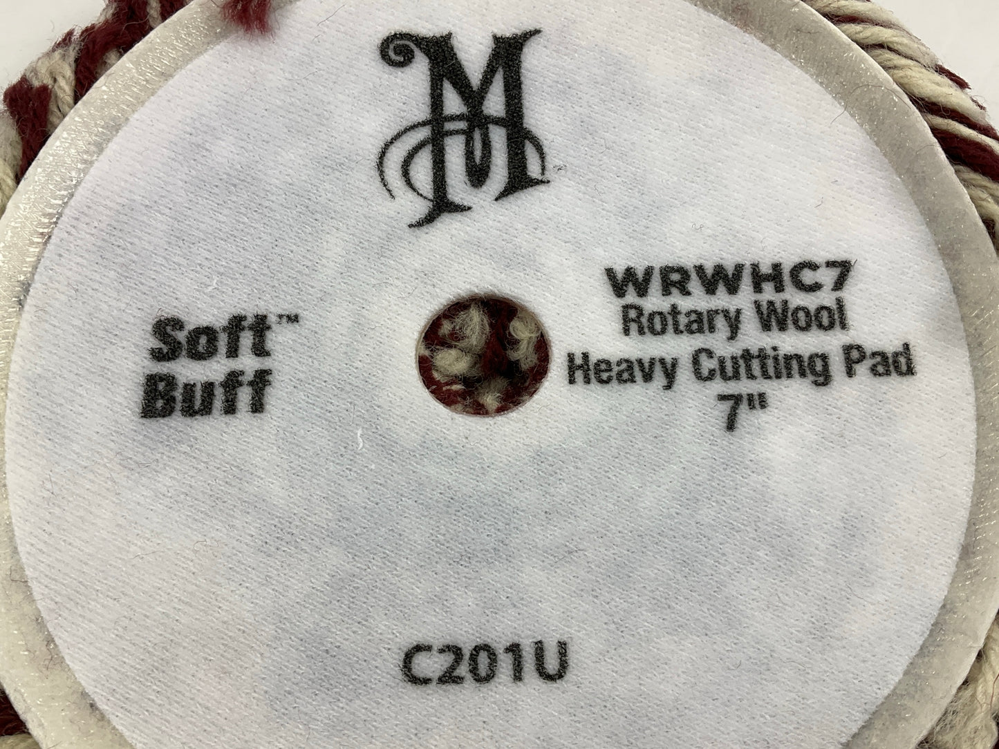 Meguiar's WRWHC7 7'' Soft Buff Rotary Heavy Cutting Wool Pad