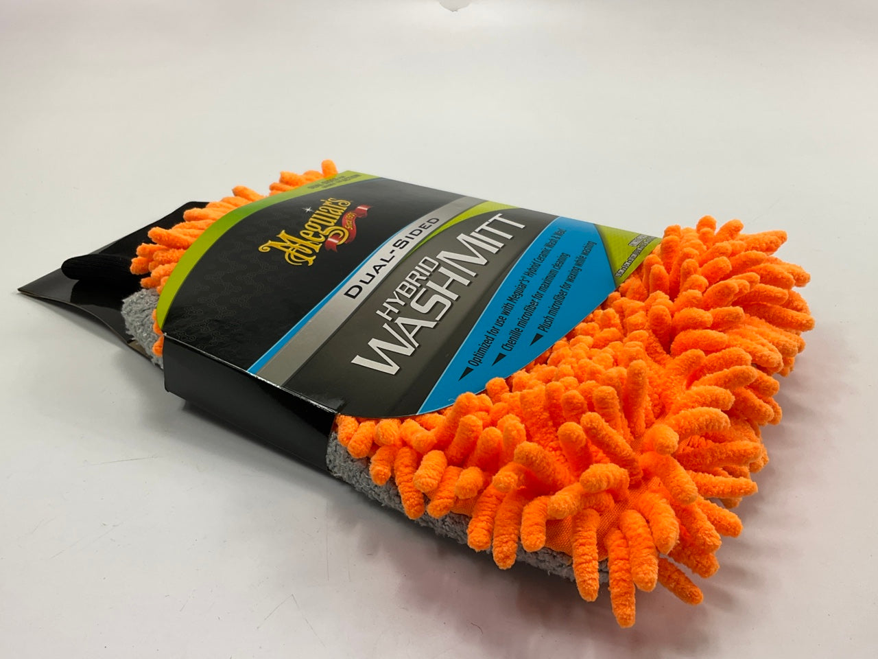 Meguiars X210200 Hybrid Wash Mitt Cloth - Dual Sided - 7.5'' X 1.37'' X 12.75''