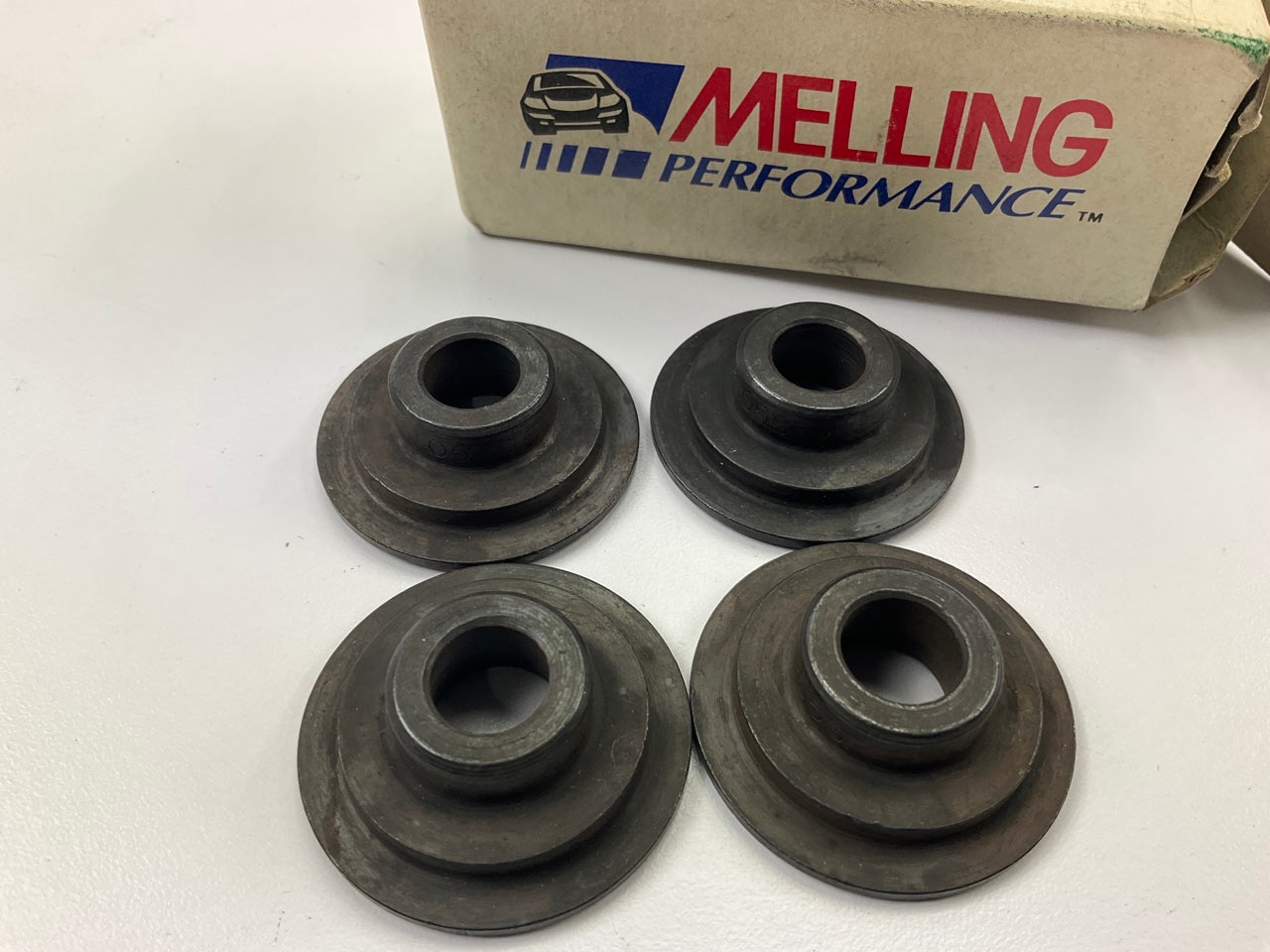 (4) Melling 47505 Valve Spring Retainers 1-3/8'' Outside Dia,  .675'' Inside 7 Deg