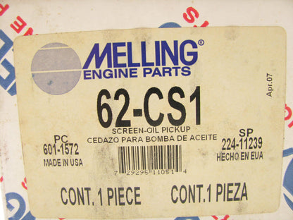 Melling 62-CS1 Oil Pump Pickup Tube For 1977-1993 AMC GM 2.5L