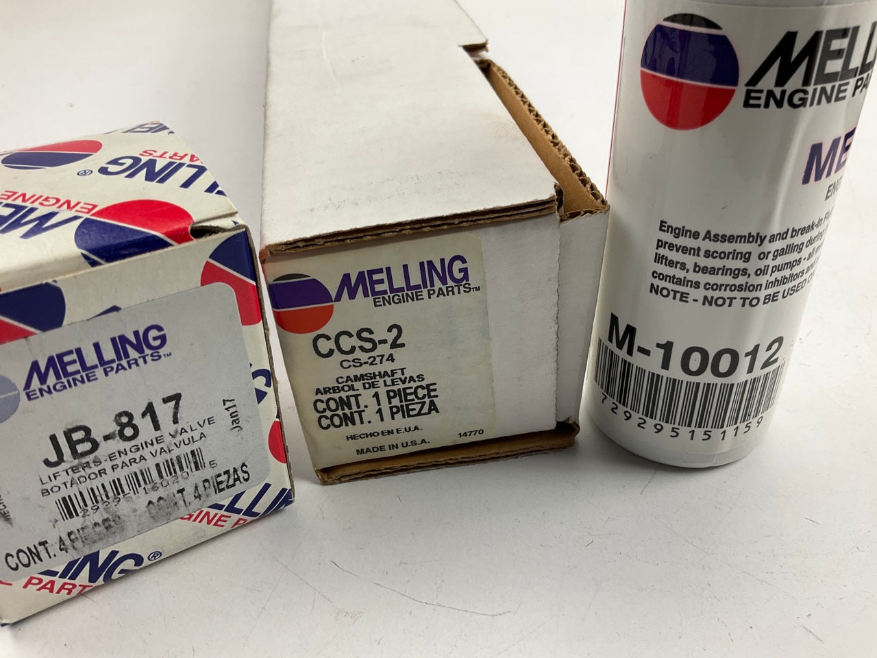 Melling CL-CCS-2 Engine Camshaft And Lifter Kit - Stock Replacement - SBC V8