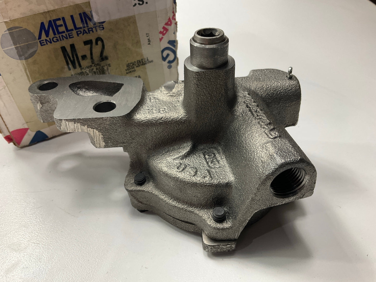 Melling M72 Stock Oil Pump WO Gasket STD Volume/Pressure For Chrysler 318-360 LA