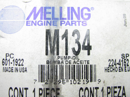 Melling M134 Engine Oil Pump 90-09 GM Chevrolet 2.8L 3.1L 204 207 211 213 214 V6