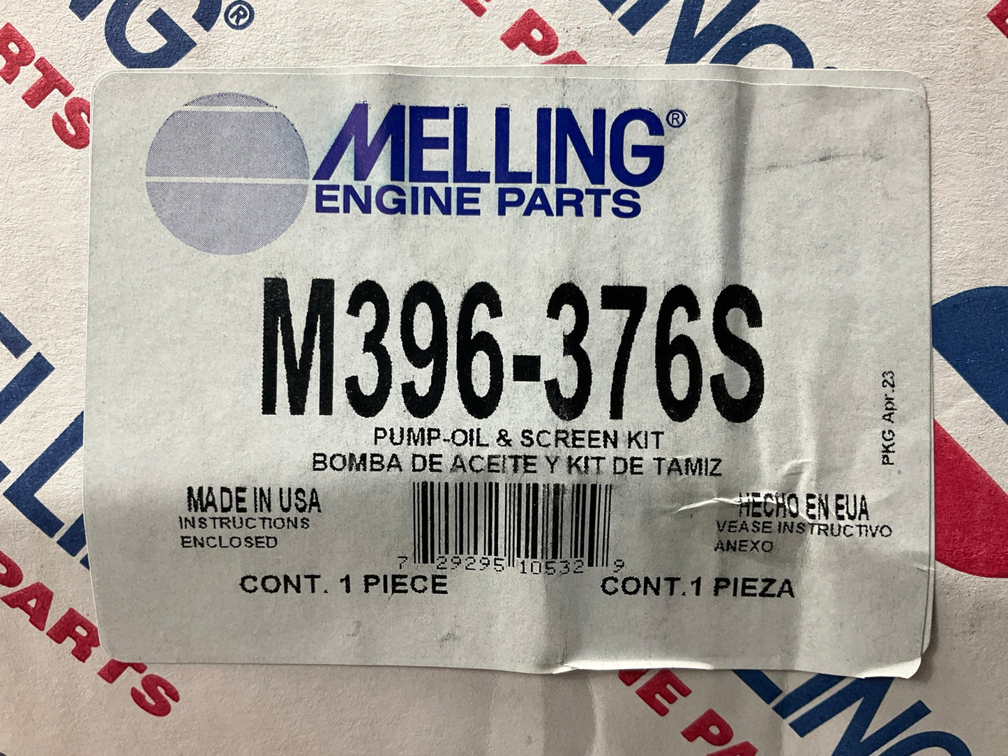 Melling M396-376S Stock Replacement Oil Pump W/screen - 15-17 F-150 5.0L Coyote
