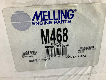 Missing Gaskets And Seal - Melling M468 Engine Oil Pump (Pump Only, As Shown)