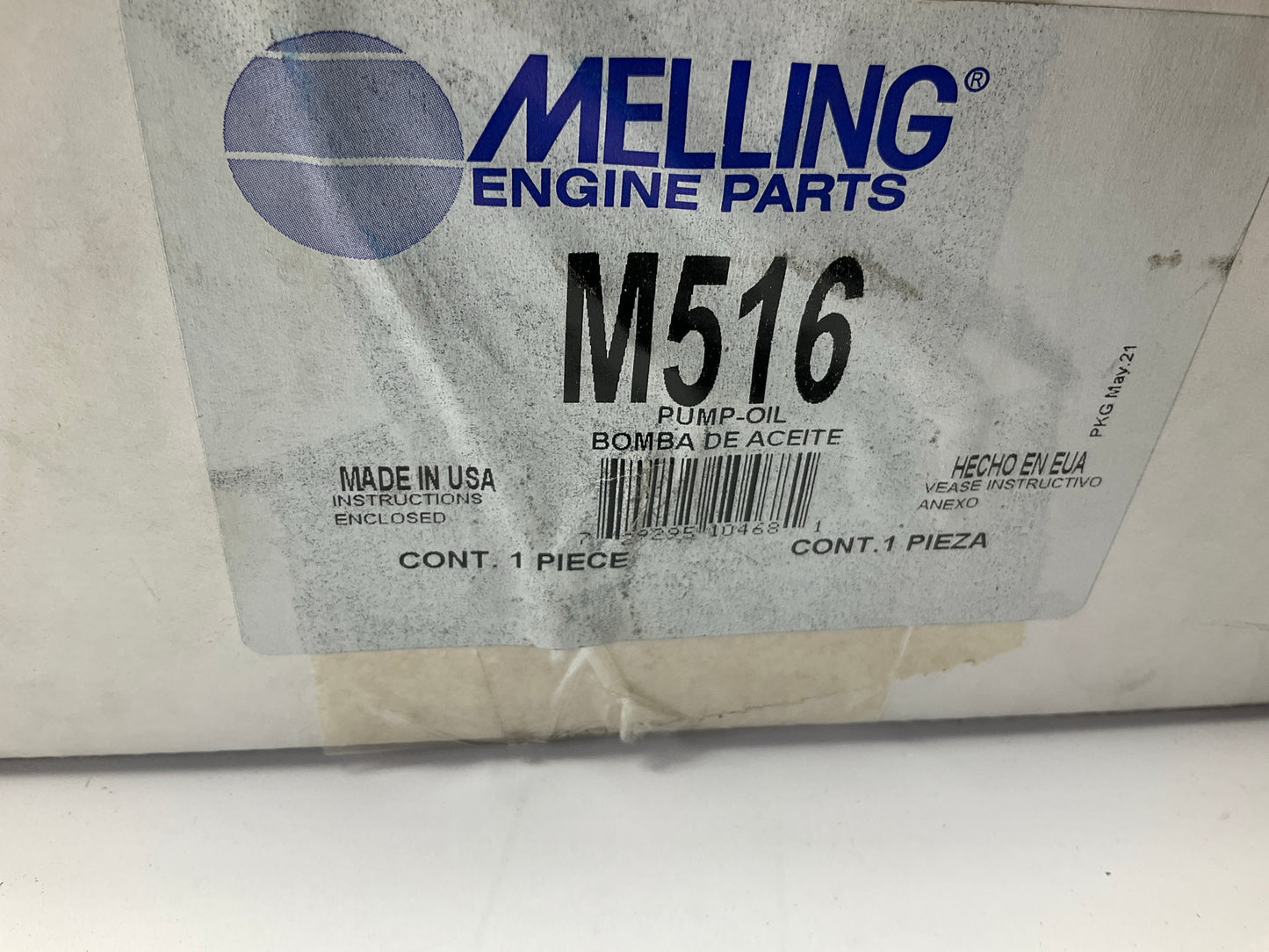 Melling M516 Engine Oil Pump - Stock Volume & Pressure