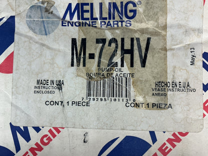 Melling M72HV Oil Pump High Volume, STD Pressure For Chrysler 318-360 LA