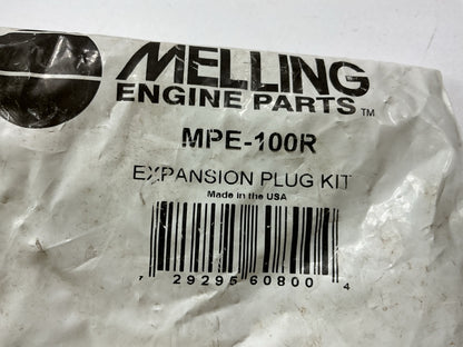 Melling MPE-100R Freeze Expansion Plug Kit - SBC Chevy 283 305 327 350 383