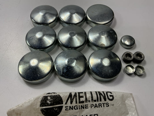 Melling MPE-115R Freeze Expansion Plug Set, Steel - Pontiac 326 400 428 455 V8