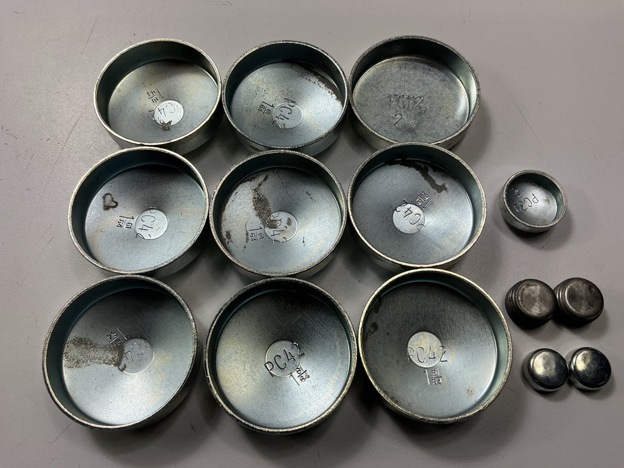 Melling MPE-115R Freeze Expansion Plug Set, Steel - Pontiac 326 400 428 455 V8