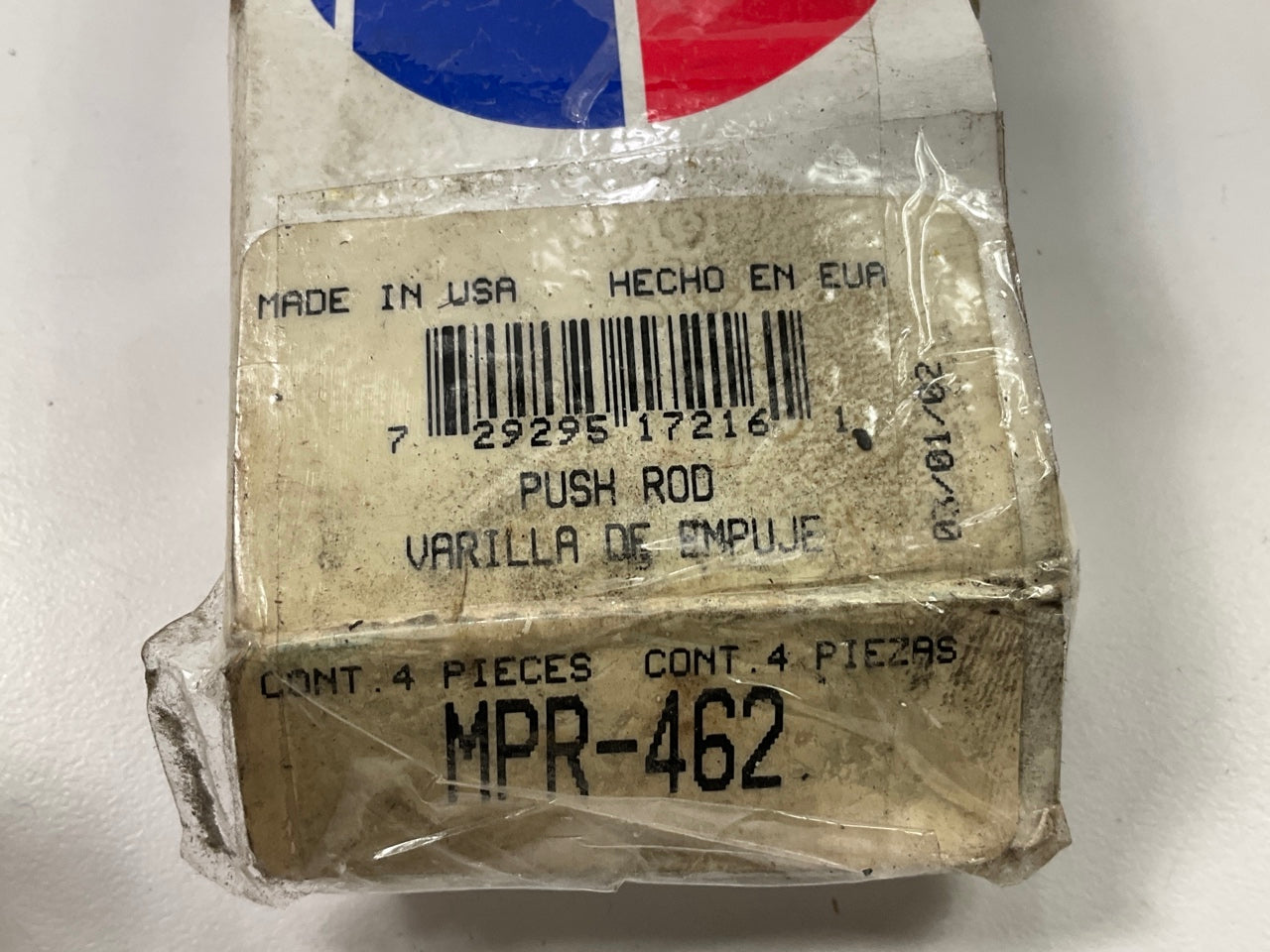 (4) Melling MPR-462 Engine Push Rods, Stock